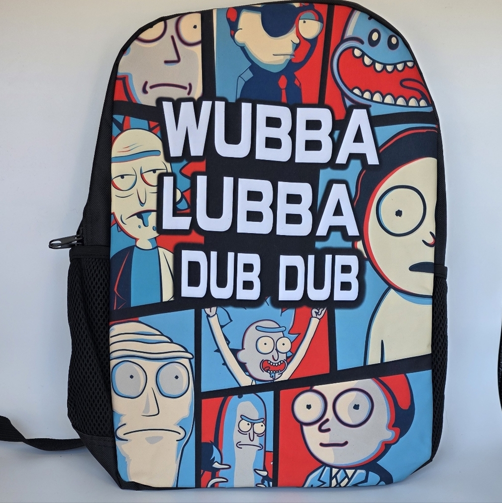 Colorful Cartoon Print Backpack